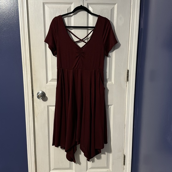 Midi Rib Knit Skater Dress - Picture 2 of 6